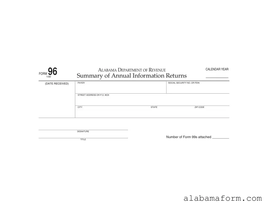 Blank Alabama 96 PDF Template