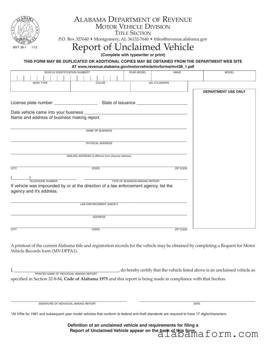 Blank Alabama Mvt 38 1 PDF Template