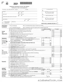 Blank Alabama 40 PDF Template