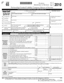 Blank Alabama 65 PDF Template