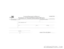 Blank Alabama 96 PDF Template
