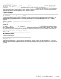 Fillable Alabama Quitclaim Deed Template