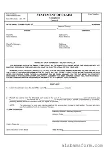 Blank Alabama Sm 1 PDF Template