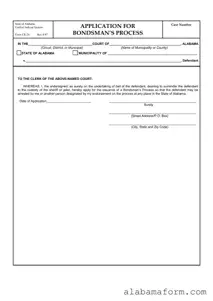 Blank Cr 28 Alabama PDF Template